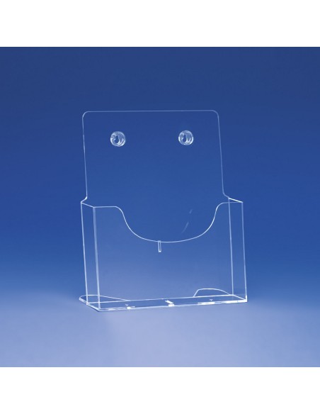 PORTA BROCHURES CON FORI PER FORMATO A4 CON ATTACCO PANNELLO DOGATO