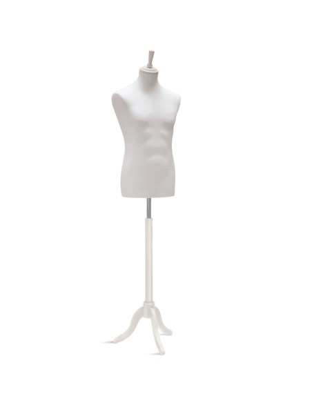 BUSTO POLIURETANO CON BASE TREPPIEDI BIANCO