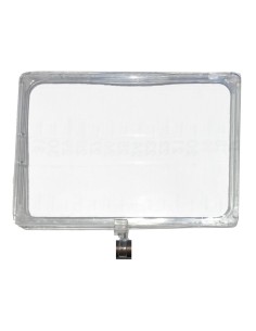 CLIP CON CORNICE  A4 ATTACCO TUBO TONDO 25 mm