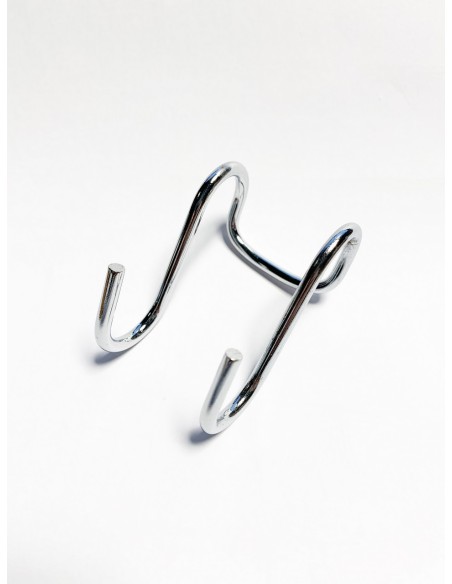 GANCIO DOPPIO PER TUBO diam. 16 mm