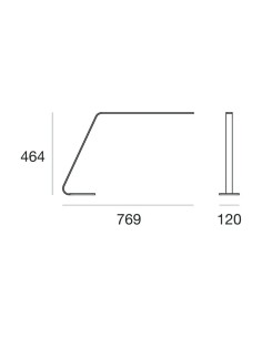 LAMPADA DA TAVOLO STILNOVO LAMA BIANCO 2