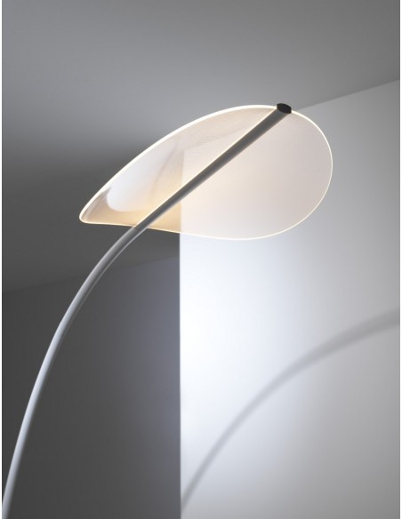 LAMPADA DA TERRA STILNOVO DIPHY BIANCO / TRASPARENTE