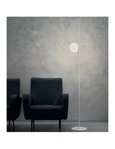 LAMPADA DA TERRA STILNOVO KIMIA BIANCO