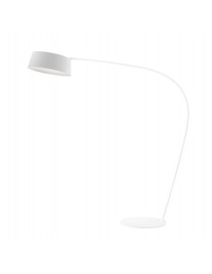 LAMPADA DA TERRA STILNOVO OXYGEN CURVED ROD BIANCO / BIANCO