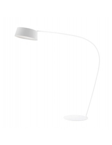 LAMPADA DA TERRA STILNOVO OXYGEN CURVED ROD BIANCO / BIANCO