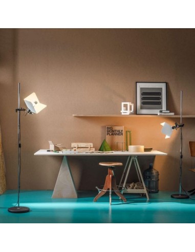 LAMPADA DA TERRA STILNOVO TRIEDO BIANCO