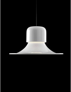 LAMPADA A SOSPENSIONE STILNOVO CAMPANA GRIGIO / ALLUMINIO SPAZZOLATO