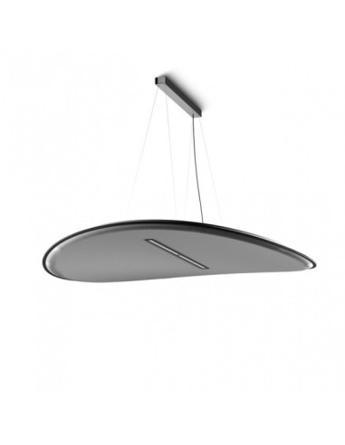 LAMPADA A SOSPENSIONE STILNOVO DERBY DIFFUSED GRIGIO / GRIGIO