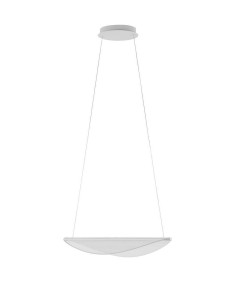 LAMPADA A SOSPENSIONE STILNOVO DIPHY L54 BIANCO / TRASPARENTE