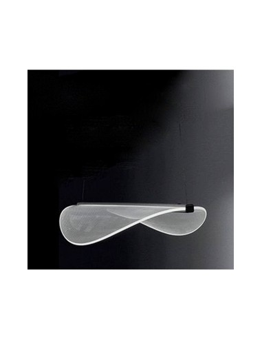 LAMPADA A SOSPENSIONE STILNOVO DIPHY L76 BIANCO / TRASPARENTE