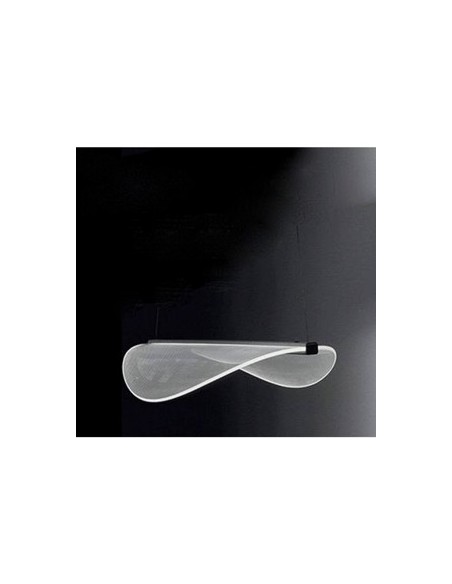 LAMPADA A SOSPENSIONE STILNOVO DIPHY L76 BIANCO / TRASPARENTE