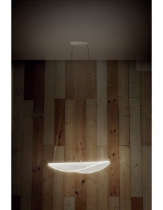 LAMPADA A SOSPENSIONE STILNOVO DIPHY L76 INCASSO BIANCO / TRASPARENTE