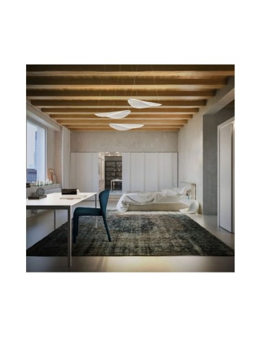 LAMPADA A SOSPENSIONE STILNOVO DIPHY 3 SORGENTI BIANCO / TRASPARENTE