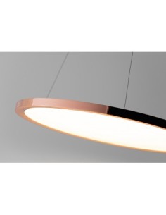 LAMPADA A SOSPENSIONE STILNOVO HINOMARU Ø67 ORO ROSA 2