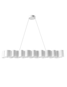 LAMPADA A SOSPENSIONE STILNOVO HONEY L139 BIANCO 2