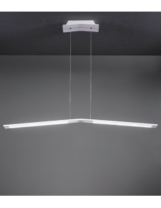 LAMPADA A SOSPENSIONE STILNOVO LAMA BENDED BIANCO