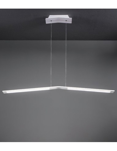 LAMPADA A SOSPENSIONE STILNOVO LAMA BENDED BIANCO