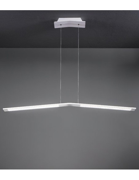 LAMPADA A SOSPENSIONE STILNOVO LAMA BENDED BIANCO