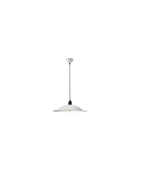 LAMPADA A SOSPENSIONE STILNOVO LAMPIATTA Ø28 BIANCO / BIANCO