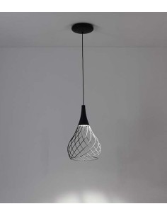 LAMPADA A SOSPENSIONE STILNOVO MONGOLFIER Ø26 NERO