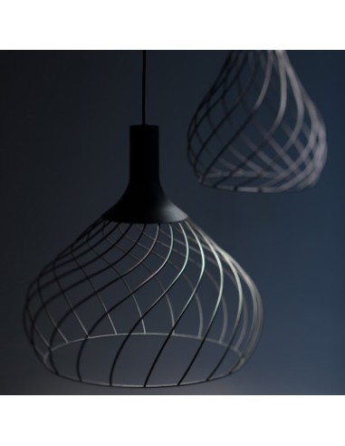 LAMPADA A SOSPENSIONE STILNOVO MONGOLFIER Ø40 NERO