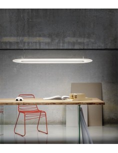 LAMPADA A SOSPENSIONE STILNOVO OPTI-LINE ALLUMINIO LUCIDO
