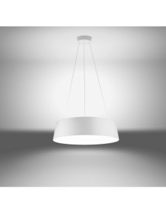 LAMPADA A SOSPENSIONE STILNOVO OXYGEN Ø75 BIANCO / BIANCO