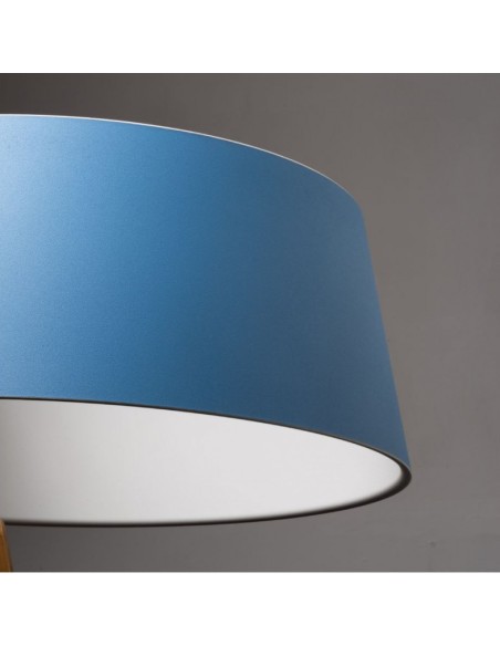 LAMPADA A SOSPENSIONE STILNOVO OXYGEN Ø75 AZZURRO / BIANCO