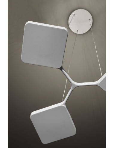 LAMPADA A SOSPENSIONE STILNOVO QUAD 3 MODULI MONO BIANCO