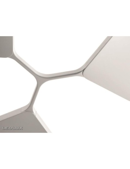 LAMPADA A SOSPENSIONE STILNOVO QUAD 7 MODULI MONO BIANCO