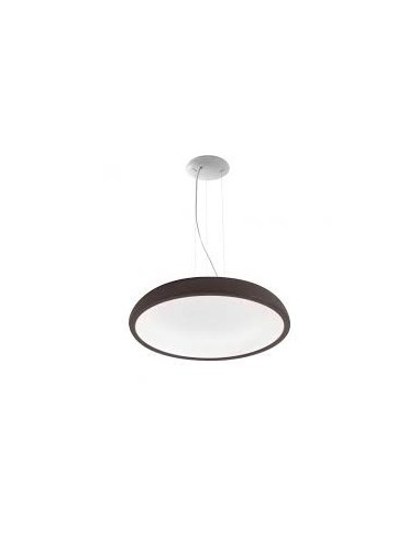 LAMPADA A SOSPENSIONE STILNOVO REFLEXIO Ø65 CHOCOLATE / BIANCO