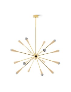 LAMPADA A SOSPENSIONE STILNOVO SPUTNIK ORO / AVORIO 2