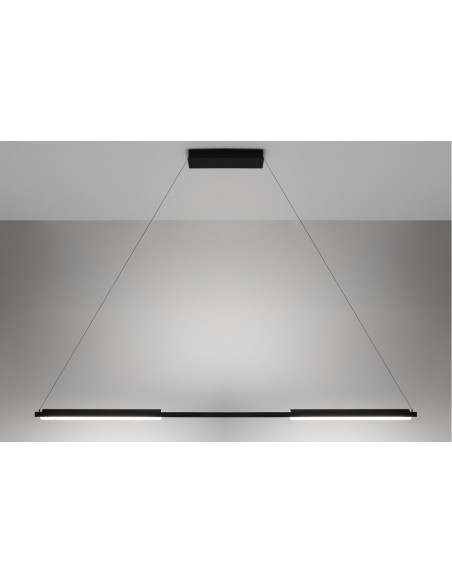 LAMPADA A SOSPENSIONE STILNOVO TABLET 1 SOURCES NERO