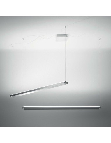 LAMPADA A SOSPENSIONE STILNOVO TABLET 2 SOURCES BIANCO