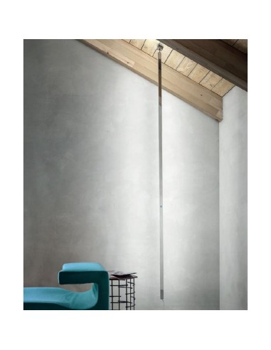 LAMPADA A SOSPENSIONE STILNOVO XILEMA ALLUMINIO LUCIDO