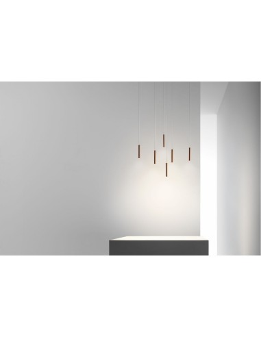 LAMPADA A SOSPENSIONE STILNOVO 2NIGHTS 3 SOURCES BIANCO / ORO ROSA