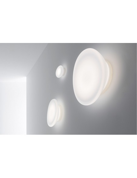 LAMPADA A SOFFITTO/PARETE STILNOVO DYNAMIC Ø43 BIANCO
