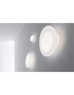LAMPADA A SOFFITTO/PARETE STILNOVO DYNAMIC Ø52 BIANCO