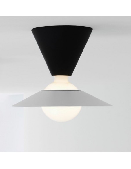 LAMPADA A SOFFITTO/PARETE STILNOVO FANTE NERO / BIANCO