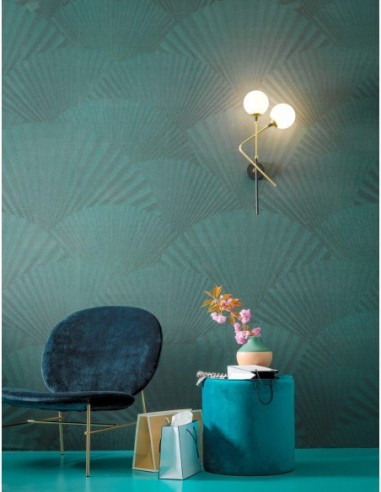 LAMPADA A PARETE STILNOVO GALASSIA 2 SOURCES DX ORO / BIANCO