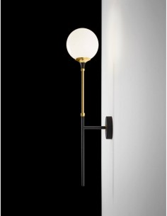 LAMPADA A PARETE STILNOVO GALASSIA 1 SOURCES ORO / BIANCO 2