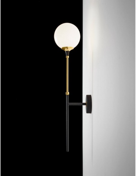 LAMPADA A PARETE STILNOVO GALASSIA 1 SOURCES ORO / BIANCO