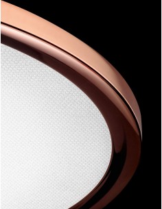 LAMPADA A PARETE/SOFFITTO STILNOVO HINOMARU Ø48 ORO ROSA 2
