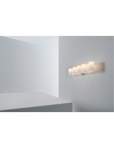 LAMPADA A PARETE/SOFFITTO STILNOVO HONEY L72 BIANCO
