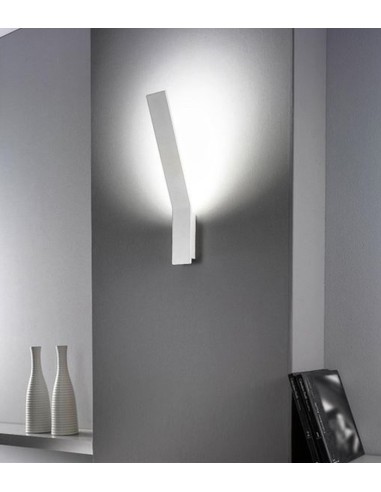 LAMPADA A PARETE/SOFFITTO STILNOVO LAMA WALL BIANCO