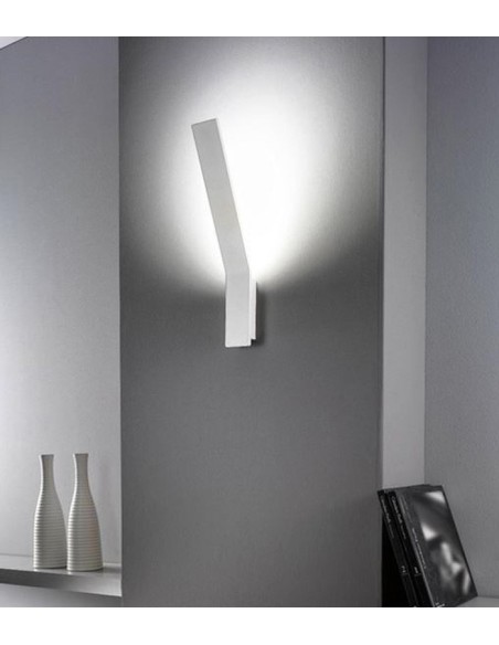 LAMPADA A PARETE/SOFFITTO STILNOVO LAMA WALL BIANCO