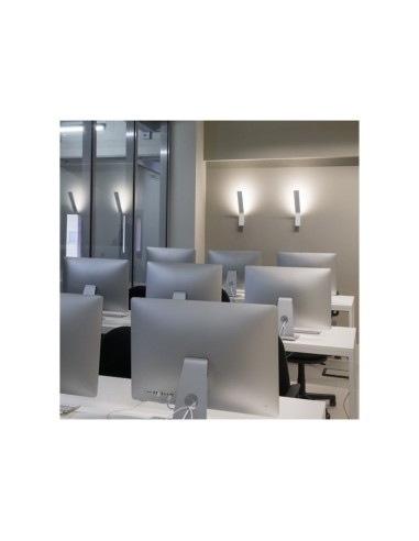 LAMPADA A PARETE/SOFFITTO STILNOVO LAMA WALL BIANCO