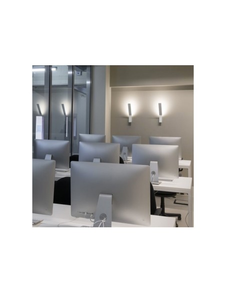 LAMPADA A PARETE/SOFFITTO STILNOVO LAMA WALL BIANCO