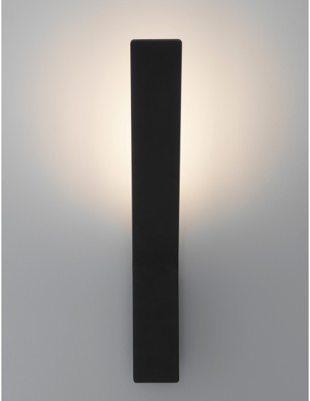 LAMPADA A PARETE/SOFFITTO STILNOVO LAMA WALL NERO