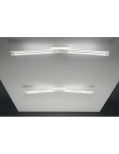 LAMPADA A PARETE/SOFFITTO STILNOVO LAMA CEILING BIANCO